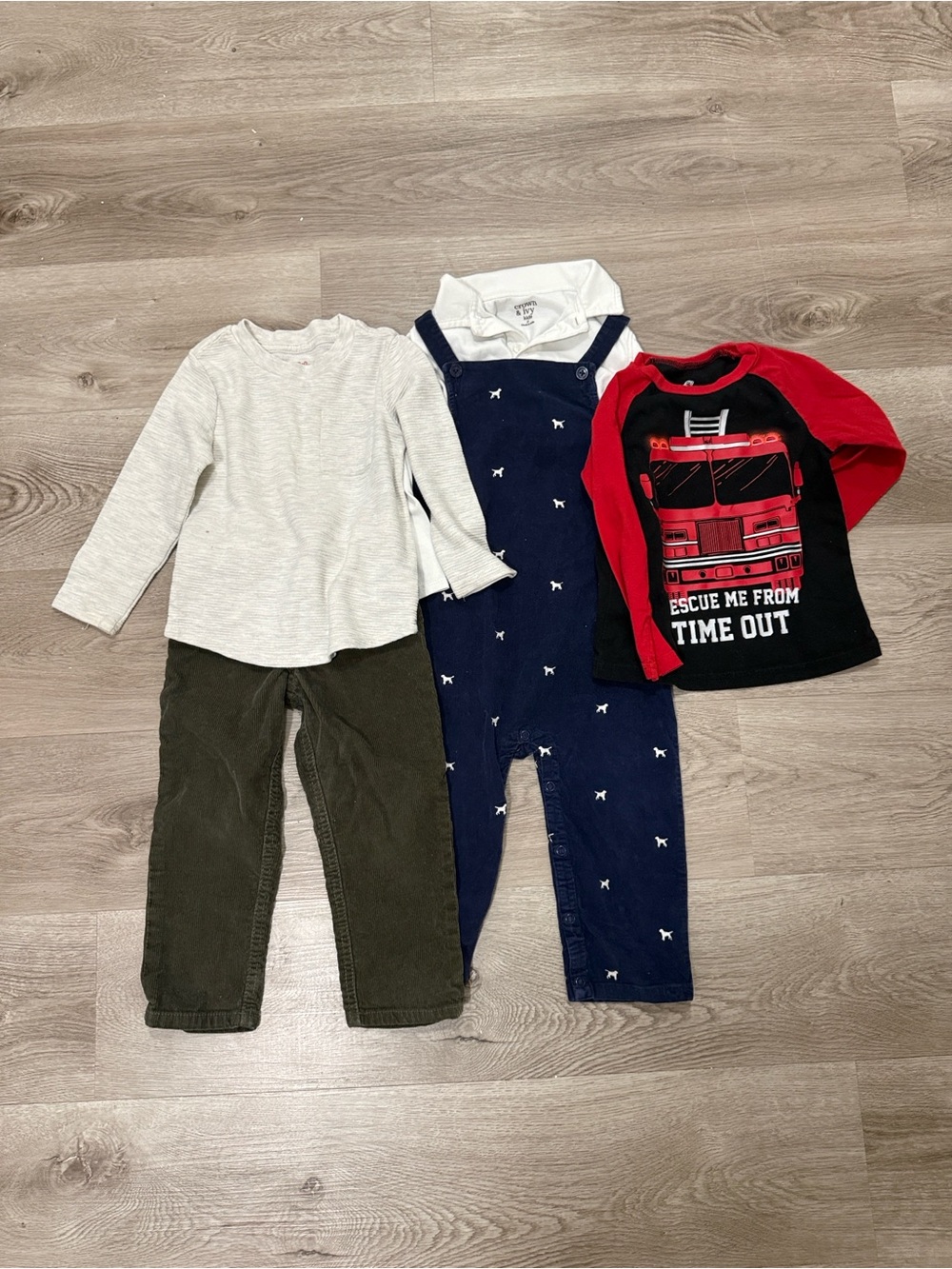 3T boys fall sets